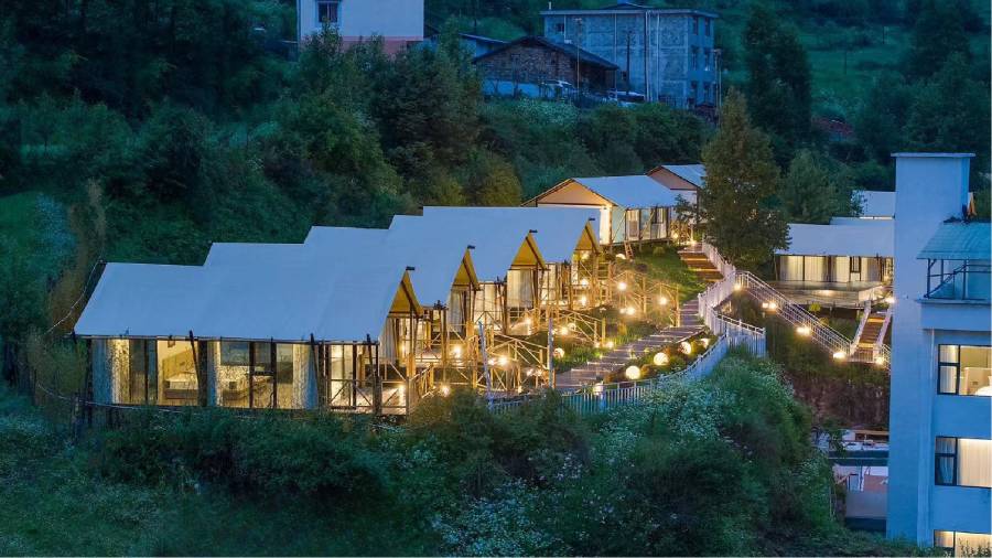 康定暮山映雪私汤别院